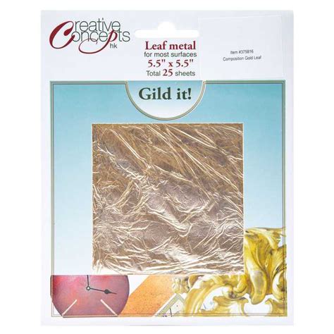 metal leafing sheets|gold leaf kit hobby lobby.